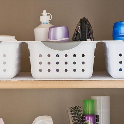 Sterilite Small Ultra Basket, Storage Bin to Organize Closets, Cabinets, Pantry, Shelving and Countertop Space, White, 36-Pack