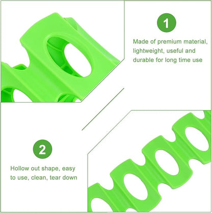 Luxshiny 2pcs Silicone Beverage Holders Stackable Can Rack for Beer Drinks Dishwasher Safe Stacking Mats for Fridge Countertop Organization Easy to Clean Silicone