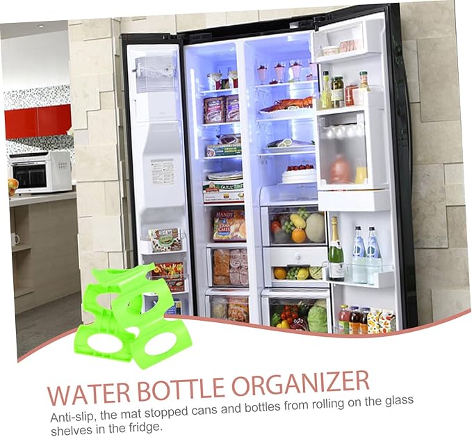 Fridge Can Organizer Refrigerator Wine Rack Soda Can Dispenser Beer Mat