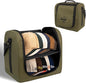 SCAVATA Large Hat Bag for Baseball Caps, Hat Organizer Bag for Traveling & Storing Snapback Cap, Portable Hat Carrier Holder Case for 20-24 Caps (Armygreen)