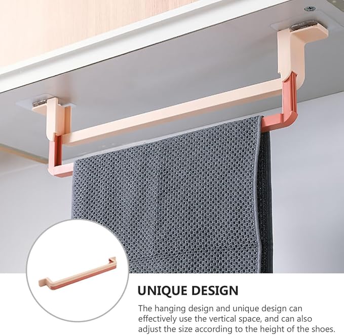 Wall Mounted Bathroom Storage Rack Slippers Organizer Punch-free Pink and Red Hanging Shoe Holder for Bathroom Space Saving
