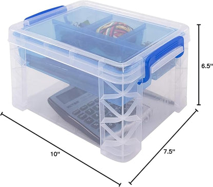 AVT37375 - Advantus Super Stacker Divided Storage Box