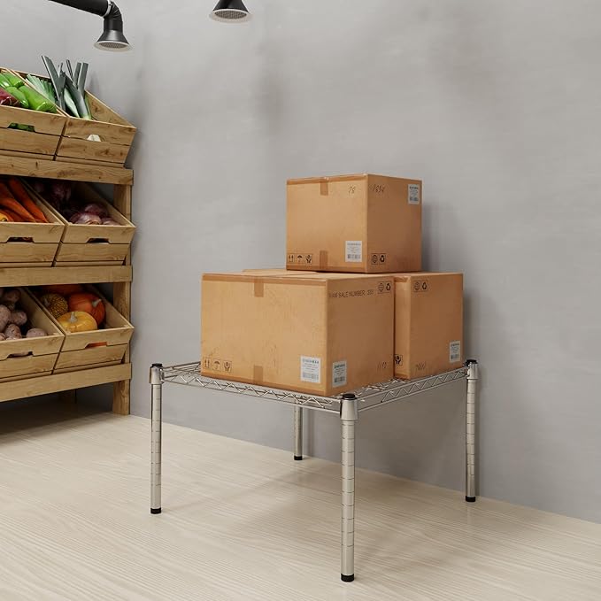 24" Deep x 24" Wide x 14" Height Wire Shelving Kit | 1-Tier | NSF Commercial Storage Rack Unit