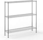 14" Deep x 54" Wide x 54" Height Wire Shelving Kit | 3-Tier | NSF Commercial Storage Rack Unit