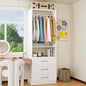Closet Organizer System with Drawers, Shelves, Hanging Rods(VO-009)