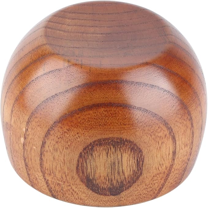 Wood Salt Pepper Bowl, Spice Box with Lid Spoon Salt Cellar Keeper Spice Bowls Cooking Sugar Holder for Kitchen Seasoning Container Holder