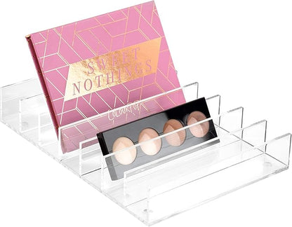 Mantello Clear Makeup Organizer Eyeshadow Palette Organizer Cash Holder & Makeup Palette Organizer Acrylic