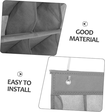IMIKEYA Door Hanging Shoe Rack Space Saving Storage Organizer for Sneakers Sandals Boots Tool Installation Over Door for Entryway Bathroom Laundry Room