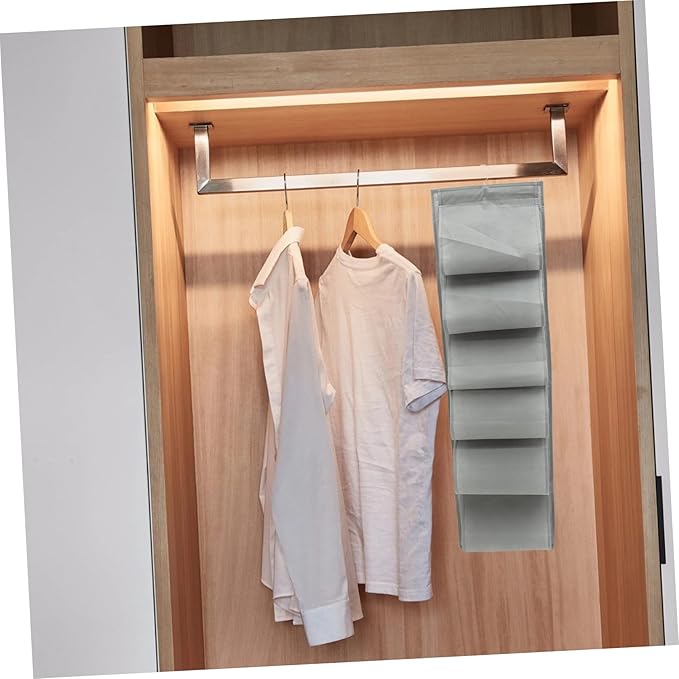 OUNONA Shoe Organizer for Closet Hanging Storage Bag Dorm Storage Organizer Space Saver