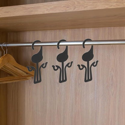 Kichvoe 20PCS Shoe Display Hook Shoes Hanger Organizer Drying Rack Plastic Sneaker Holder Storage for Closet Organizing Shop Home Supermarket Mall Black