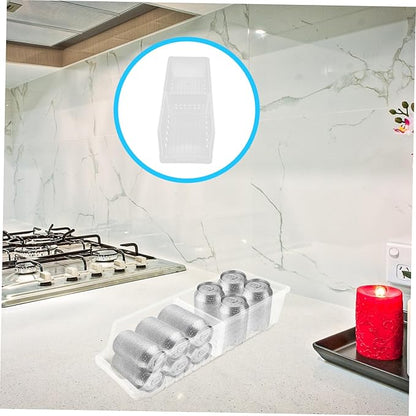 Multi-can Storage Container Fridge Can Holder Beer Storage Dispenser Refrigerator Organizer Dispenser Bin for Canned Foods