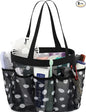 Fammart Mesh Shower Caddy Portable for College Dorm Room Essentials, Odorless Polyester Large Shower Tote Bag with Dual Handles, 8-Pocket Quick-Dry Toiletry Organizer for Travel, Beach, Camping, Gym