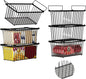 Enhanced Leak-Proof Bottom - Freezer Organizer Bins ，6 Pack Stackable Deep Freezer Organizer Bins for 7 Cu.FT Small Chest Freezer，organization and storage，pantry organizers(6 Pack-black)