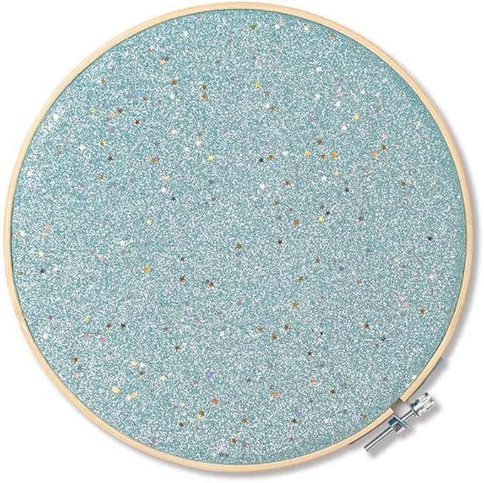 REOVE Pin Collection Display Stand, Blue, Pin Display Board, Wall Mount, Glittering Stars, Jewelry Storage for Enamel Pins, Patches, Buttons, Holds Brooch, Earrings, Necklace, Rings