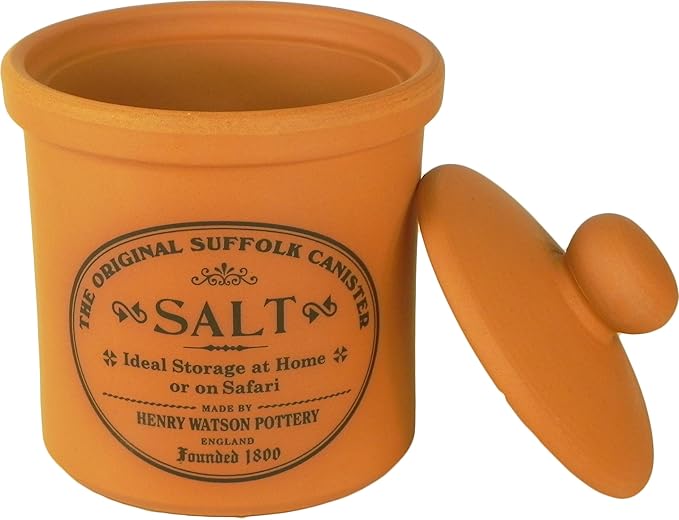 Henry Watson - Salt Jar - Made in England - 3.8 inches x 4 inches