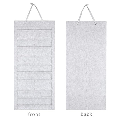 Bow Organizer - 10 Layer Display Holder for Girls Hair Bows - Wall, Door, Closet Mount (Grey-A)