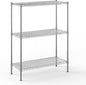 18" Deep x 42" Wide x 54" Height Wire Shelving Kit | 3-Tier | NSF Commercial Storage Rack Unit