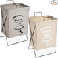 DoubleFill 2 Pcs Shoe Cover Boxes Foldable Storage Baskets for Disposable Shoe Booties, Welcome Please or Remove Sign Socks Storage Bins for Open House Supplies, 20.5 x 11.4 Inches