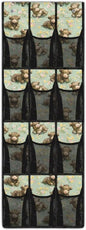 Highland Cattle Shoe Organizer Over The Door 12 Pockets Shoe Holder Hanger for Closet Space Saving Back Door Storage Organizer Easy to Install Green Wall Hanging Storage