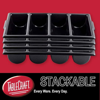 Tablecraft 4 Compartment Flatware Holder
