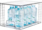 1Pack Large Stackable Kitchen Storage Drawers, Clear Foods Organizer Bins with Handles, Easily Assemble for Bathroom, Kitchen, Pantry, Cabinet, Closet(XL-Down Handle)