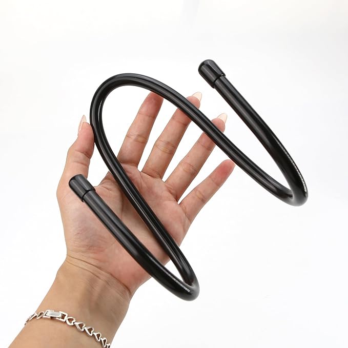 (2PCS) Upgraded Rack Holder - Flexible & Portable Hanger/Hook for Over The Car/Truck Seat or Wall Mount Display | For Hanging Hard Hat, Cowboy Caps, Coats, Vests, Fire, Safety & Motorcycle Helmets