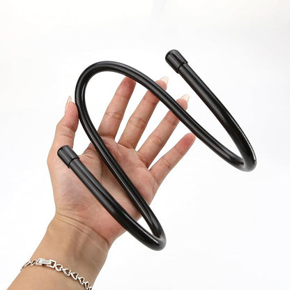 (2PCS) Upgraded Rack Holder - Flexible & Portable Hanger/Hook for Over The Car/Truck Seat or Wall Mount Display | For Hanging Hard Hat, Cowboy Caps, Coats, Vests, Fire, Safety & Motorcycle Helmets