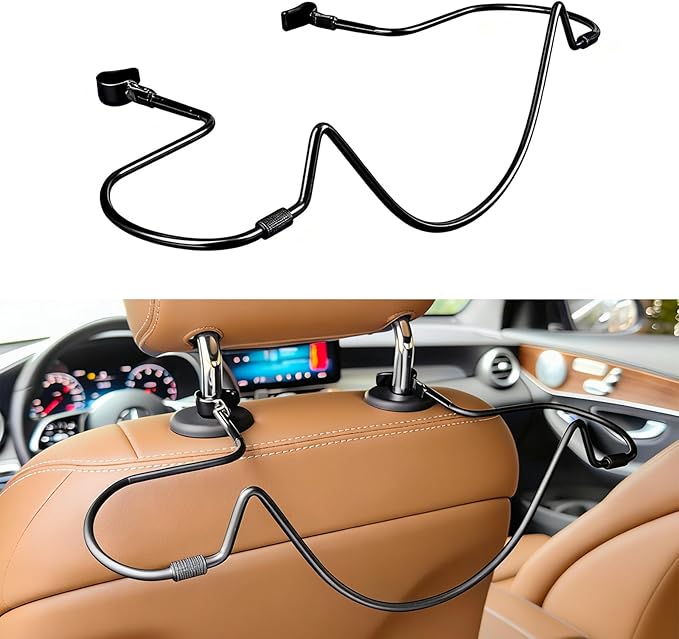 Cowboy Hat Rack Holder for Truck Car Hat Stand for Travel - Keep Hat in Shape, V-Shape Anti-Flip Grip Design for Automotive Roadtrip Hats Organizer for Men Women