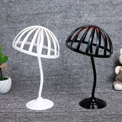 A Freestanding Wigs Hat Cap Storage Display Holder Rack Dryer Stand Organizer Mannequin for Head Model