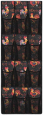 Rooster Over the Door Shoe Organizer,Shoe Organizer Door Hanger,Space Saver Shoes Hanger Storage Organizer Bag