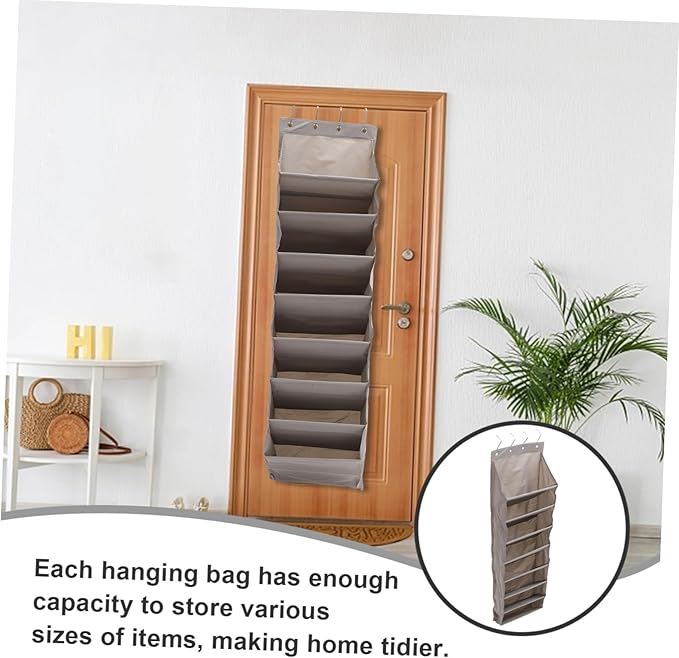 VICASKY Hanging Shoe Storage Organizer Bag Multi Functional Wall Pocket for Door Lightweight Stylish and Practical Design for Home Bathroom and Closet