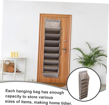 VICASKY Hanging Shoe Storage Organizer Bag Multi Functional Wall Pocket for Door Lightweight Stylish and Practical Design for Home Bathroom and Closet