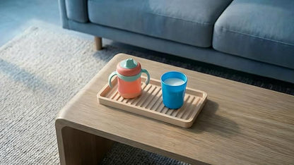 Silicone Sink and Surface Organizer Tray, Sponge Holder, Vanity Tray, Trivet, Heat Safe, Dishwasher Safe, for Bathroom and Kitchen Organization (Dark Chocolate, 9"x3.5")