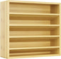 Orimade 4 Tier Spice Rack Organizer for Cabinet, Freestanding Bamboo Seasoning Rack for Countertop, Cupboard, Pantry, Kitchen, 13.18 x 4.13 x 12.2 inches(Spice Jars Not Included)