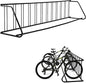 12-Bike Single-Side Floor Bike Rack, Heavy Duty Steel Freestanding Bicycle Parking Stand with Ground Fixing Kit, 122" L Commercial Grade for Garage, Apartment, School, Retail Store