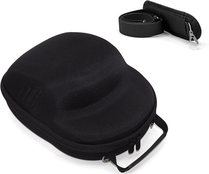 Hat Travel Case,Hat Case for Baseball Caps with Carrying Handle and Adjustable Shoulder Strap,Organizer Protects up to 6 Hats, Box for Travel and Home Storage(Black)