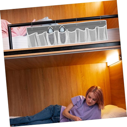 Zerodeko Extra Hanging Shoe Organizer for Rvs and Campers Wall Mounted Bedside Storage with Breathable Mesh Fabric Space-saving Design for Multiple of Shoes and Essentials
