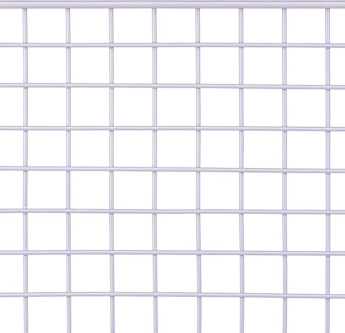 Whitmor 4 Pack Lavender Wire Storage Baskets for Organizing Office, Metal Storage for Pantry, Kitchen Bins & Freezer