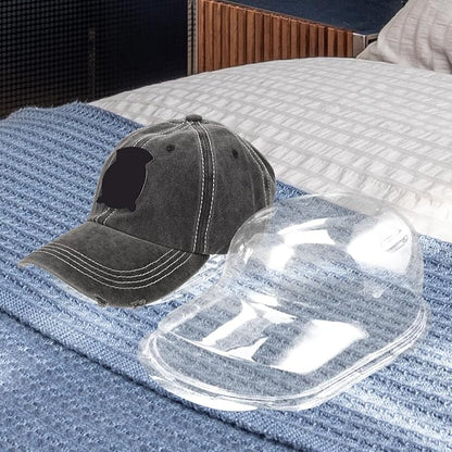 MAGICLULU Baseball Cap Display Holder Dust Cover Adjustable Hat Support Stand for Travel and Home Use Cap Organizer for Baseball Hats Sturdy Storage Solution