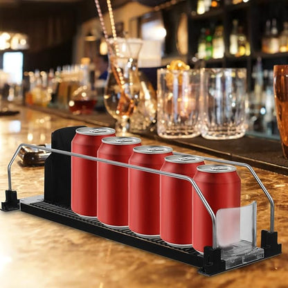 BESTonZON Drink Pusher Machine Material Easy to Install for Soda Can Rack Refrigerator