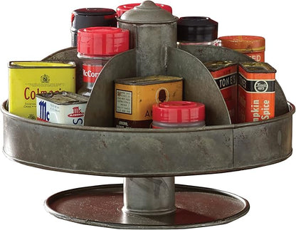 Park Designs Galvanized Lazy Susan Organizer