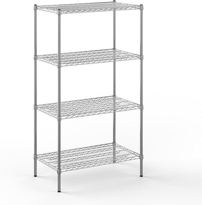 21" Deep x 36" Wide x 64" Height Wire Shelving Kit | 4-Tier | NSF Commercial Storage Rack Unit
