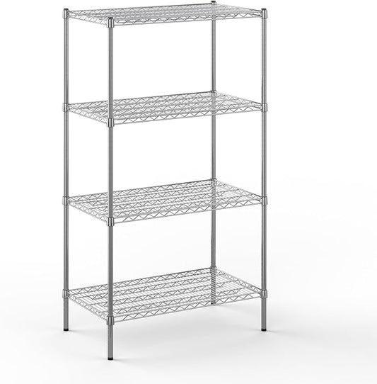 21" Deep x 36" Wide x 64" Height Wire Shelving Kit | 4-Tier | NSF Commercial Storage Rack Unit
