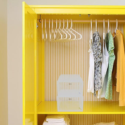 BESPORTBLE Stackable Shoe Storage Boxes Organizer with Oval Pull Handle, 33X23X14Cm White Frame Plastic Shoe Display Case, 5pcs for Men and Women Closet Storage