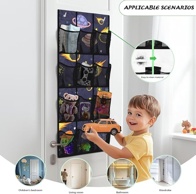 Space Over The Door Shoe Storage,Back of Door Shoe Organizer,Hanging Garage Storage Rack,Hanging Shoe Organizer,Classroom Headphone Storage,Over The Door Shoe Organizer