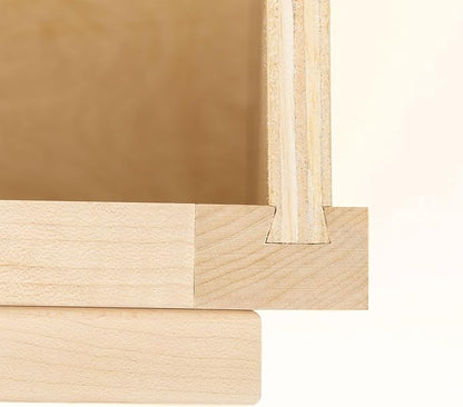 Quicklock RTA (Ready-to-Assemble) | Base Kitchen Cabinets - Shaker Style | Made in America (Raw Maple, 30" Wx34.5 Hx24 D Base)