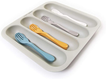 KNORK x Bamboozle Cutlery Tray, Bamboo (Sage)