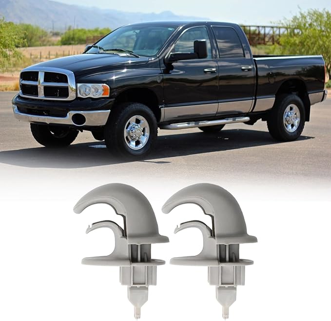 5HT25TL2AD 2 Pack Interior Coat Hook Clothes Hanger, Replacement for Dodge Ram 1500 2002-2005, Replacement for Dodge Ram 2500 3500 2003-2005, Replace 5HT25TL2AD 5HT25TL2AB