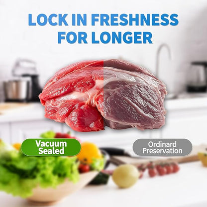Chamber Vacuum Sealer Bags,10"x14" 200 Pcs Pre-cut Chamber Machine Pouches,Heavy Duty Chamber Vacuum Bags for Commercial Sealer,Food Storage,Meal Prep,Sous Vide,Meat Cheese Goods, BPA Free