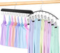 2 Pack Legging Organizer and Bra Hanger,2 in 1 Space Saving Hangers Max 30 Leggings & Bras Capacity for Closet Organizers and Storage,Metal Yoga Pant Hangers and Foldable Wood Tank Top Hanger